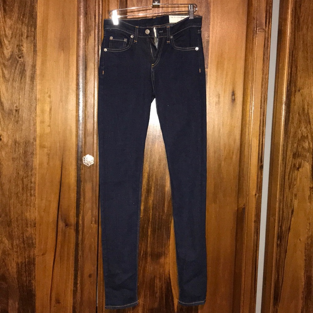Rag & bone high rise skinny jeans